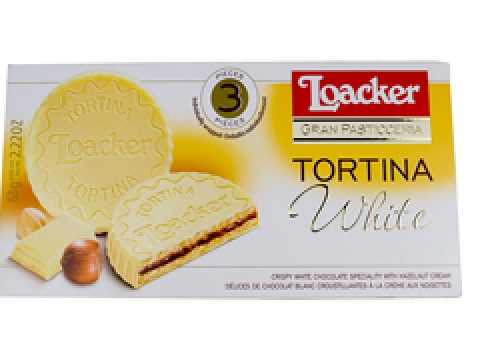 Loacker Tortina bela 63g