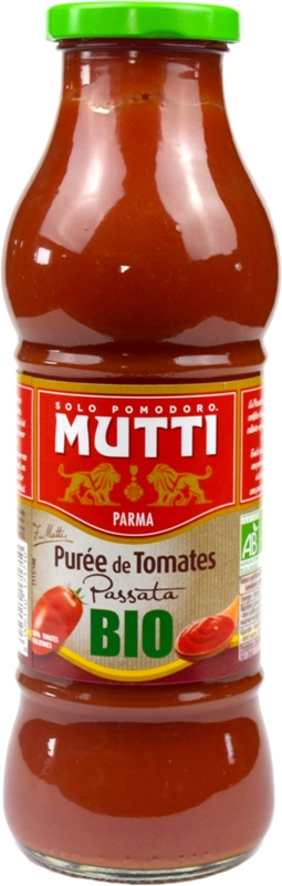 Mutti pasirani paradajz u boci Organic 560ml