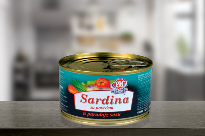 Roskon atlantska sardina u povrću - za zdrav početak dana